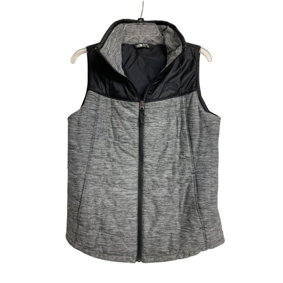 The North Face Gray & Black Outdoor Puffer Vest XL - Picture 1 of 8